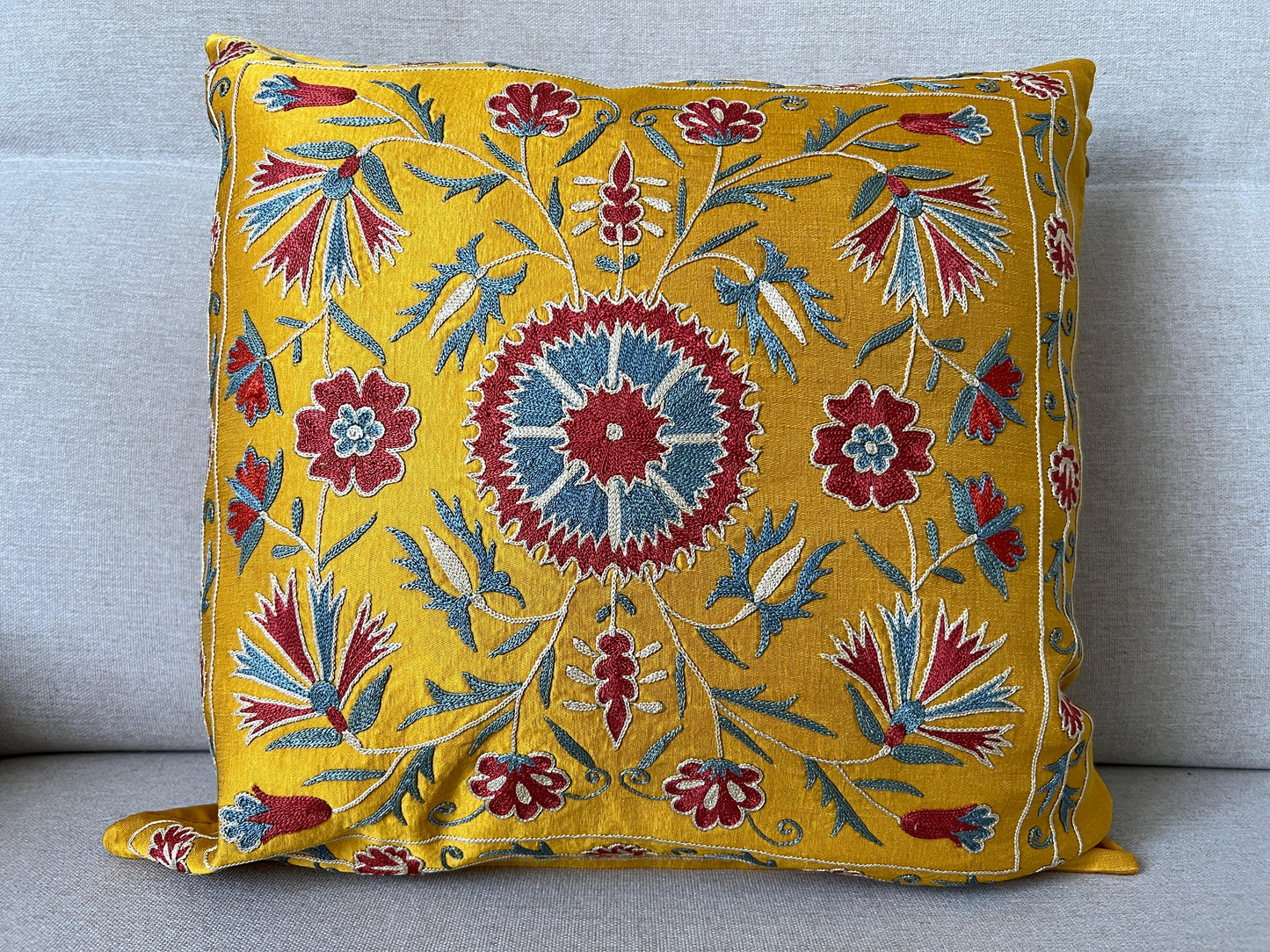 Suzani Pure Silk cushion