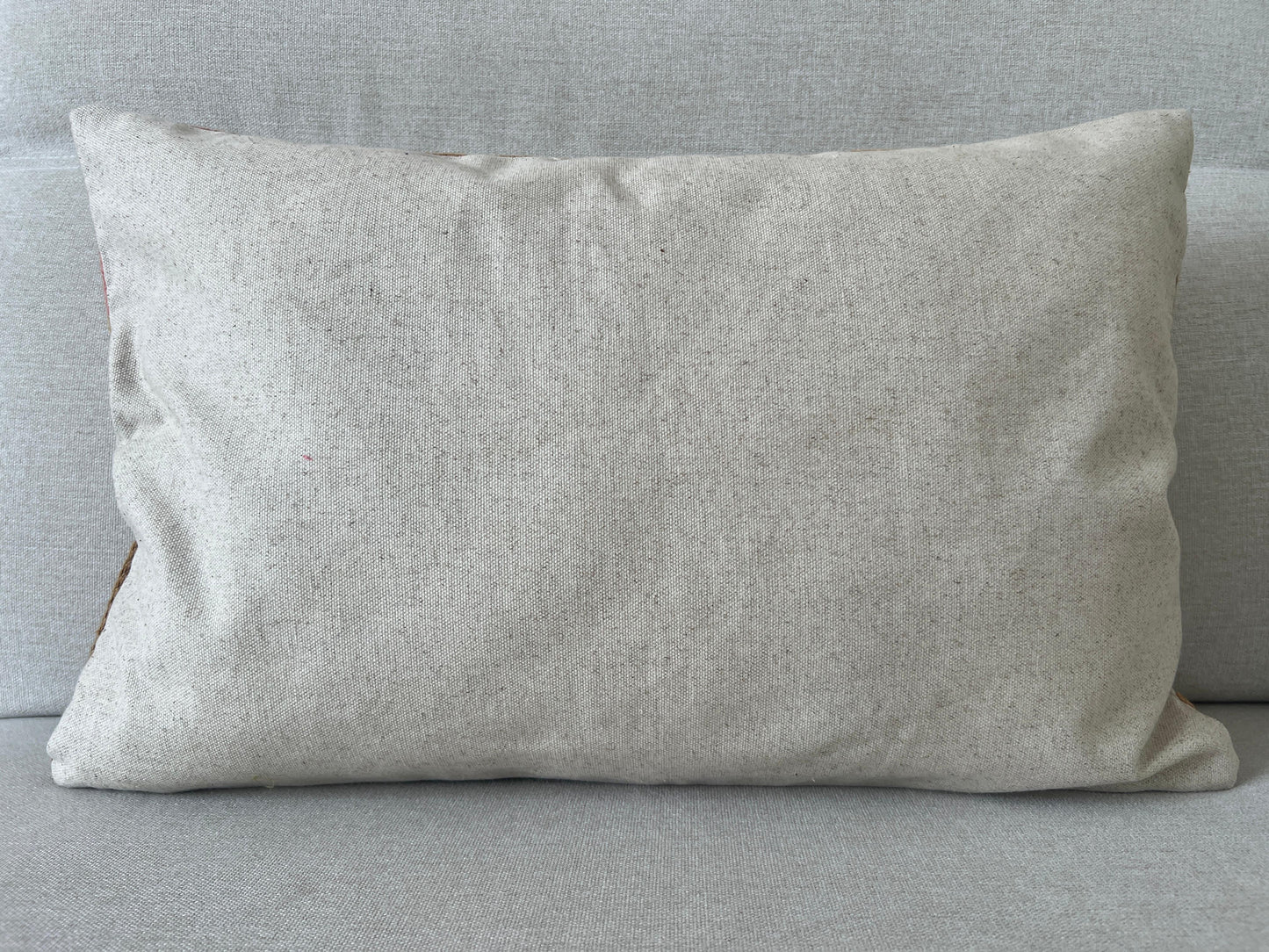 Ikat velvet cushion Hand made (40x60cm)