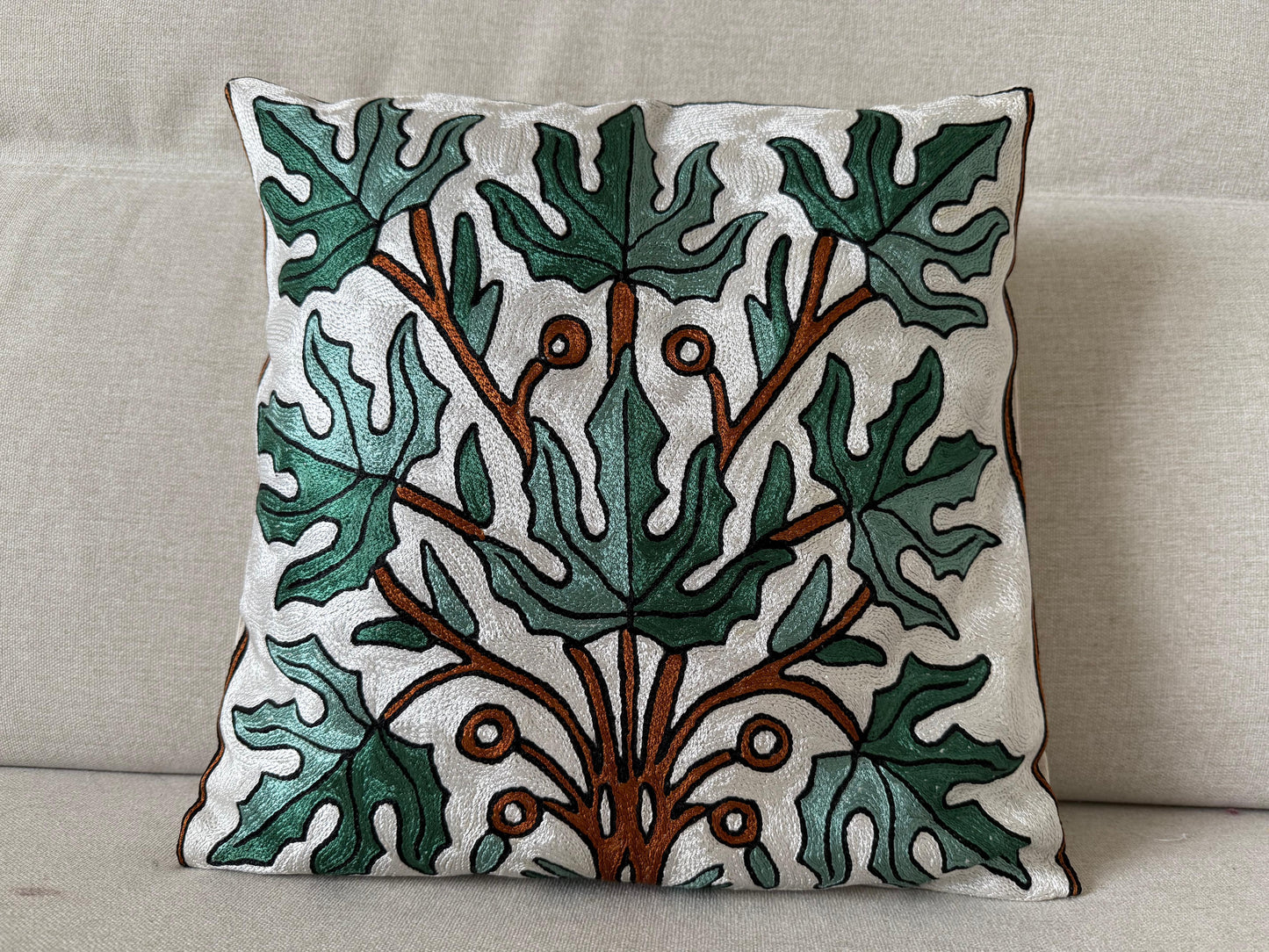 Suzani Hand Embroidered Cushion