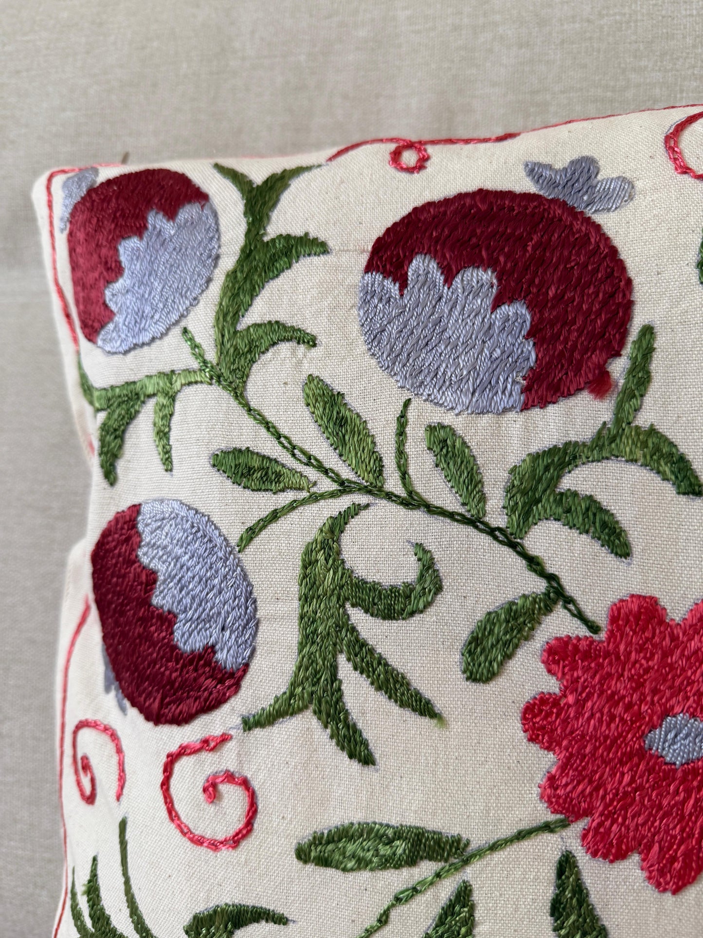 Suzani Hand Embroidered Cushion