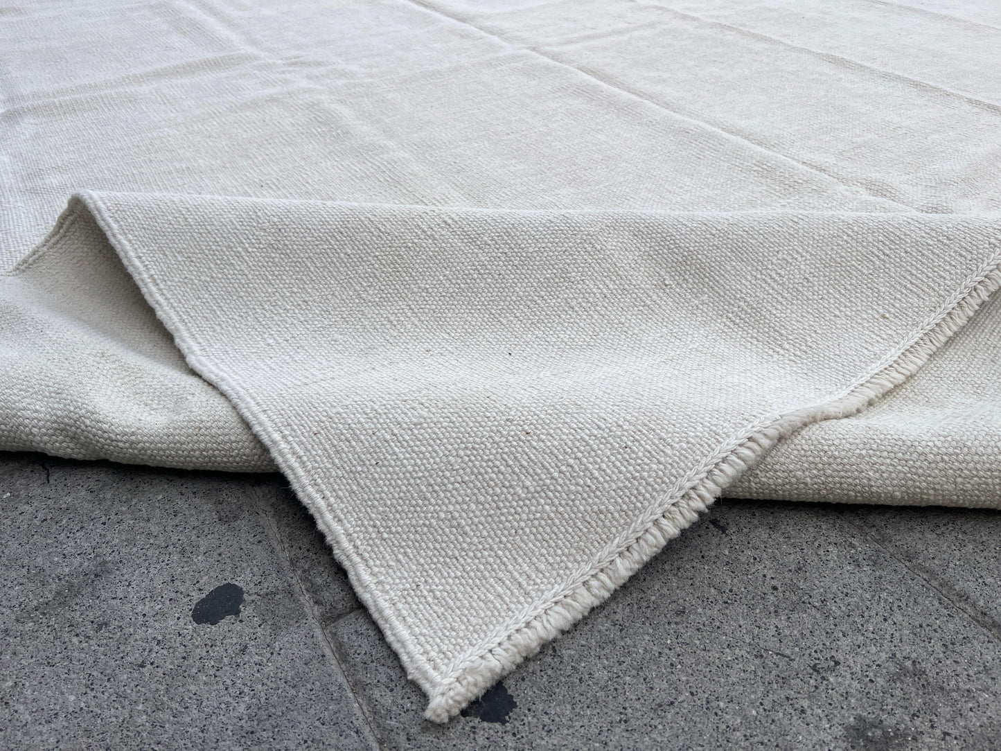 Contemporary plain kilim.