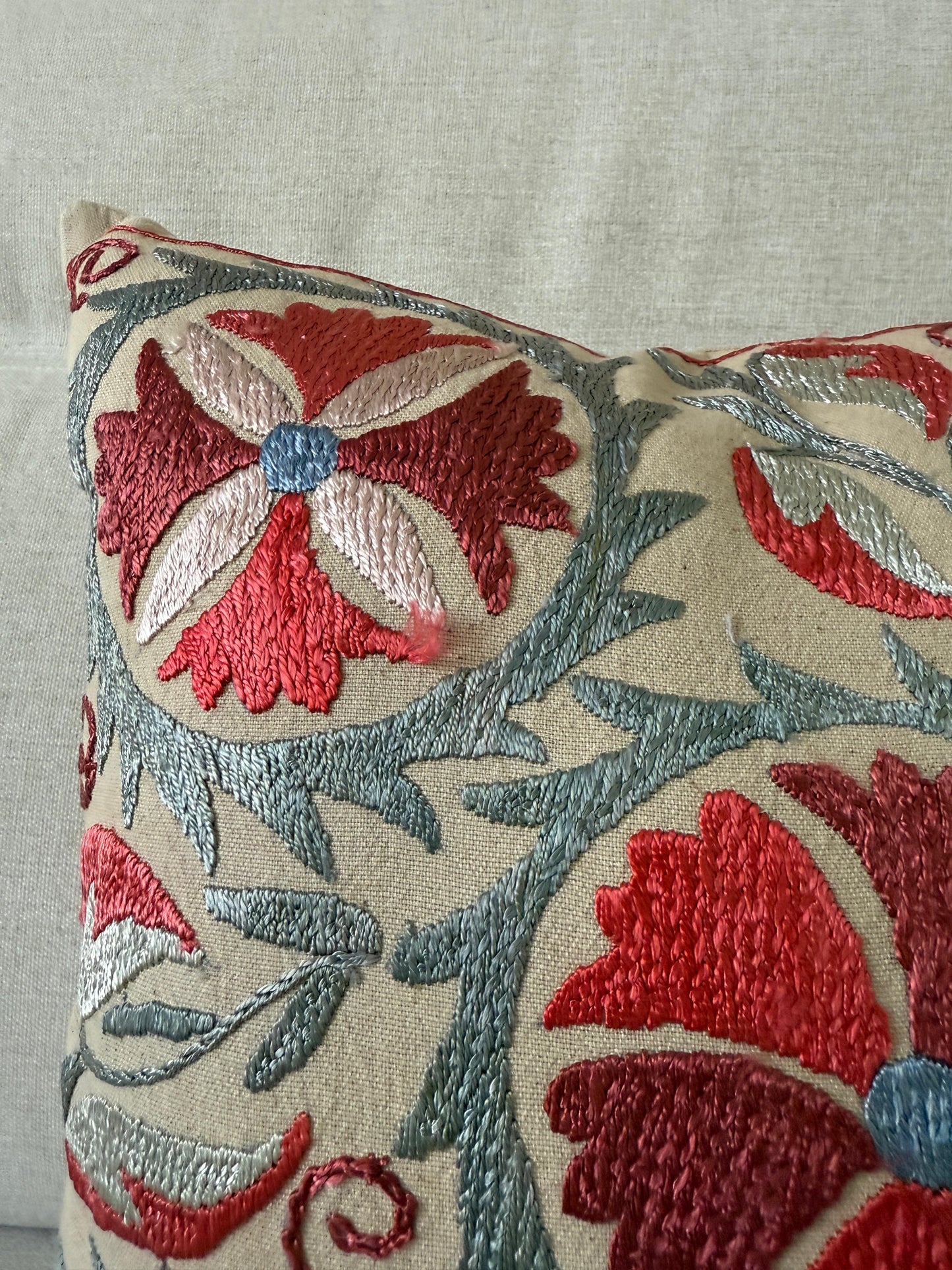 Suzani Hand Embroidered Cushion