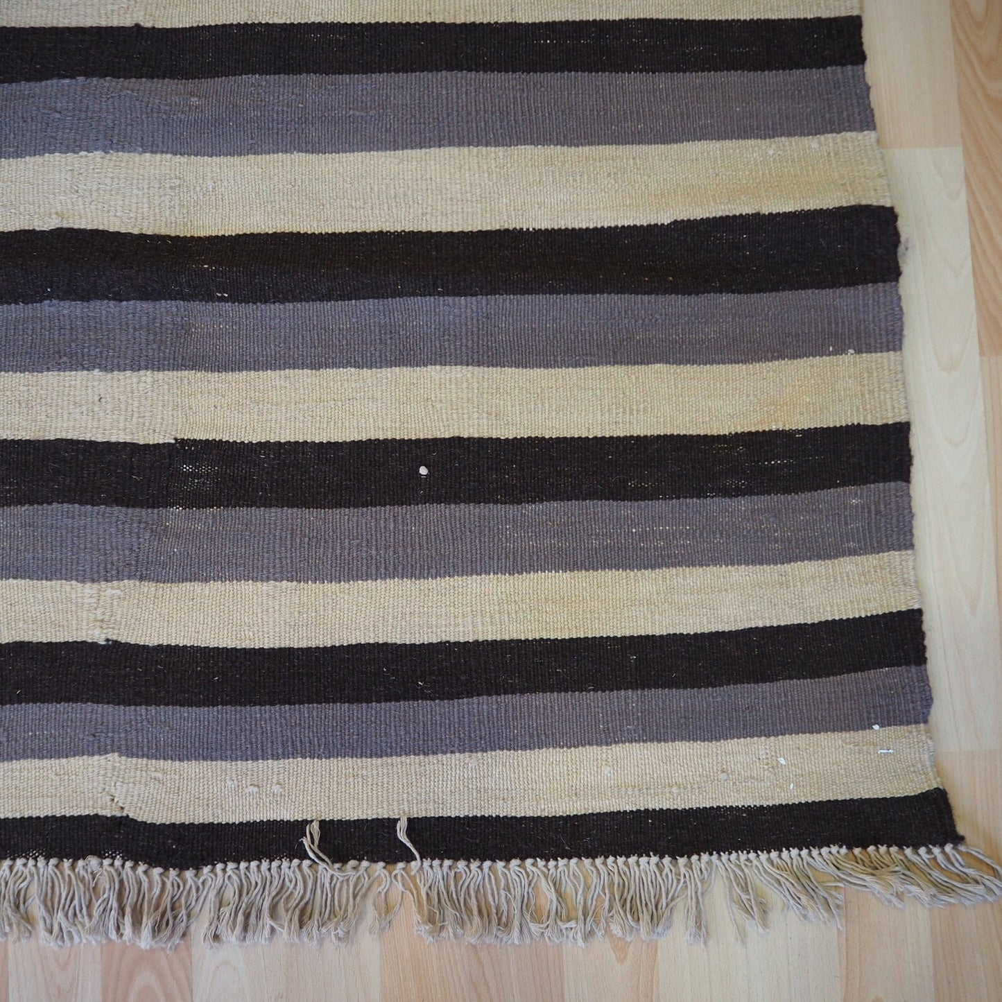 Vintage beautiful striped design kilim