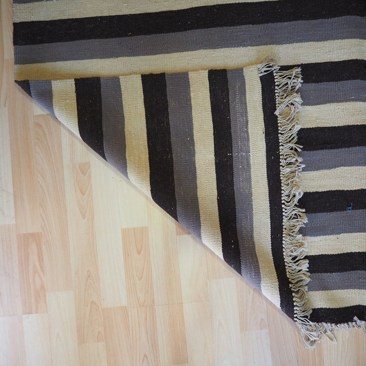 Vintage beautiful striped design kilim