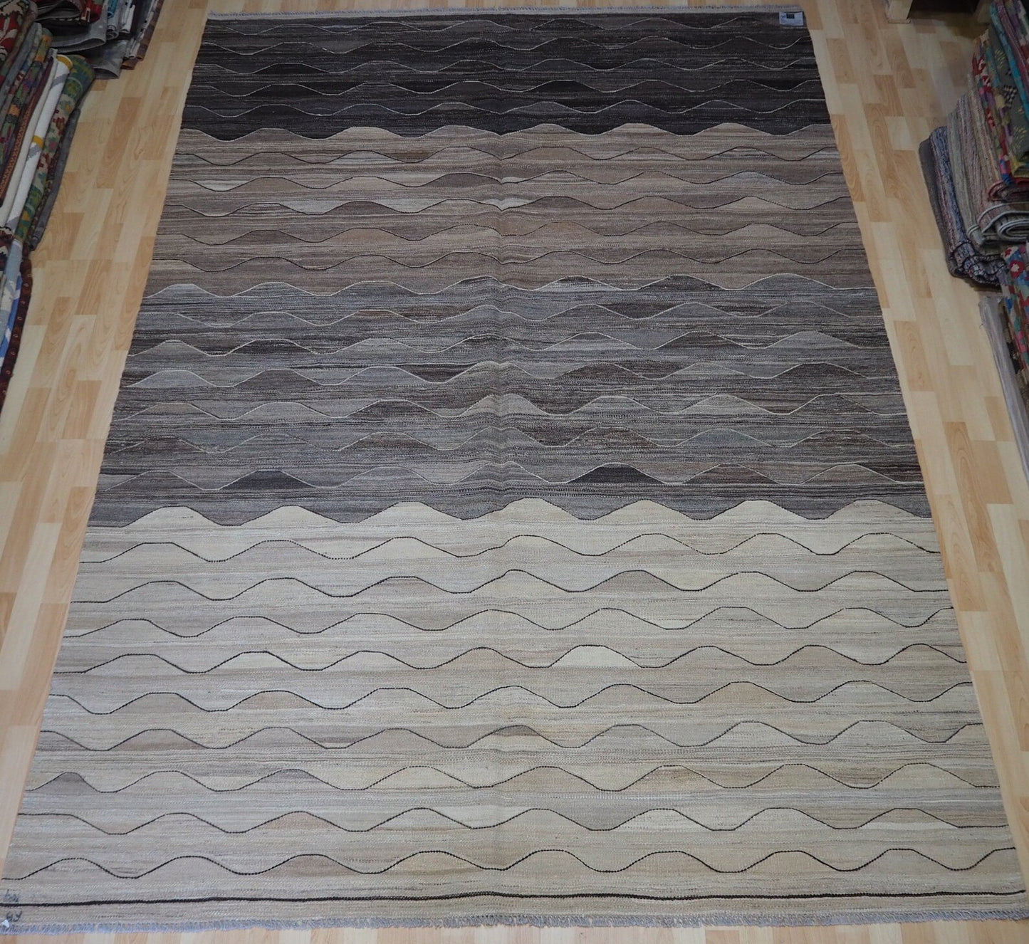 Undyed Natural colour Kilim.