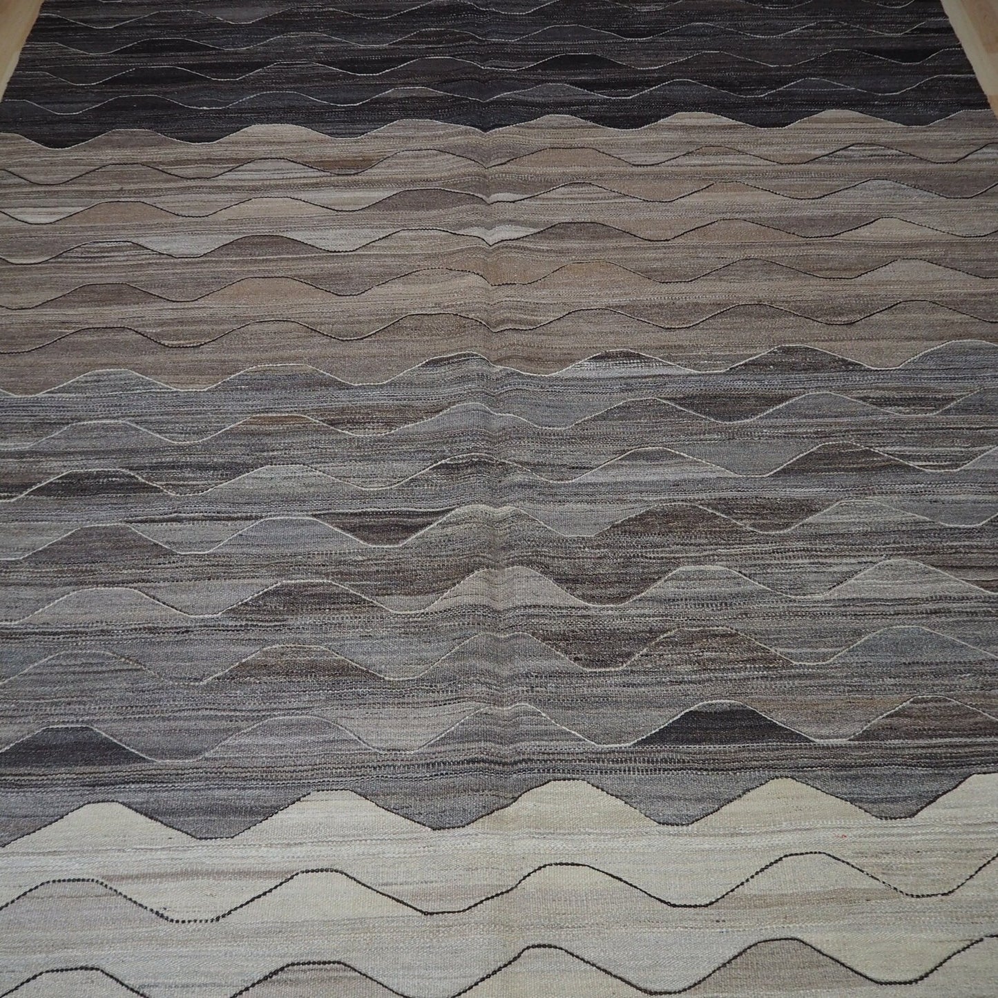 Undyed Natural colour Kilim.