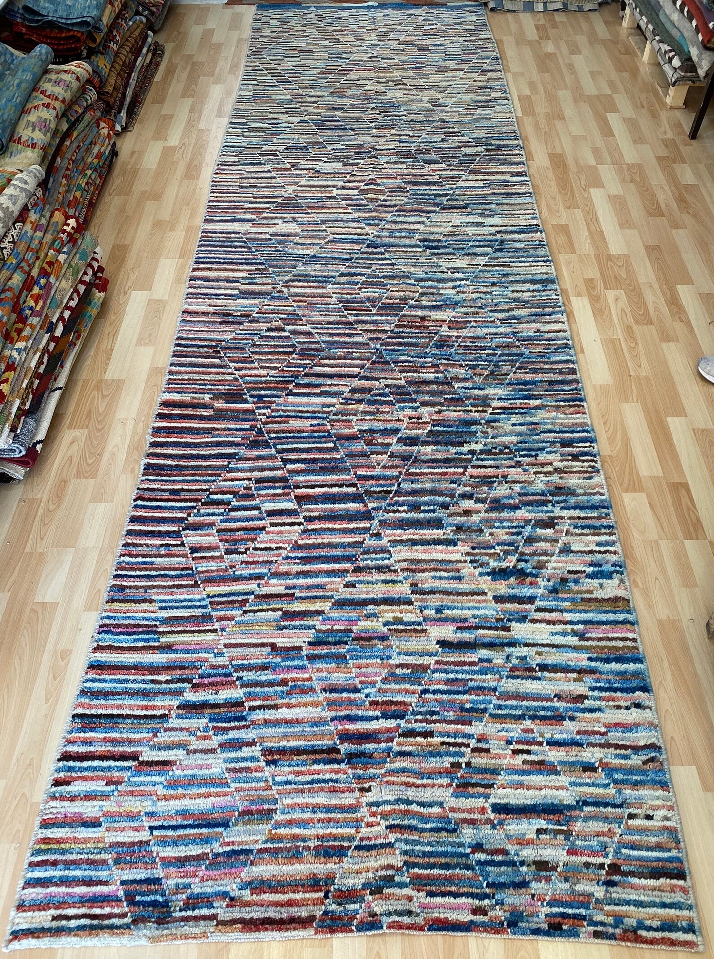 Contemporary stunning rug runner.