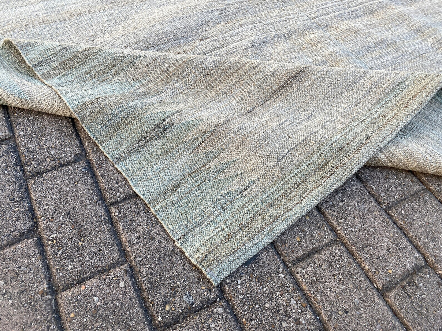 Contemporary plain kilim.