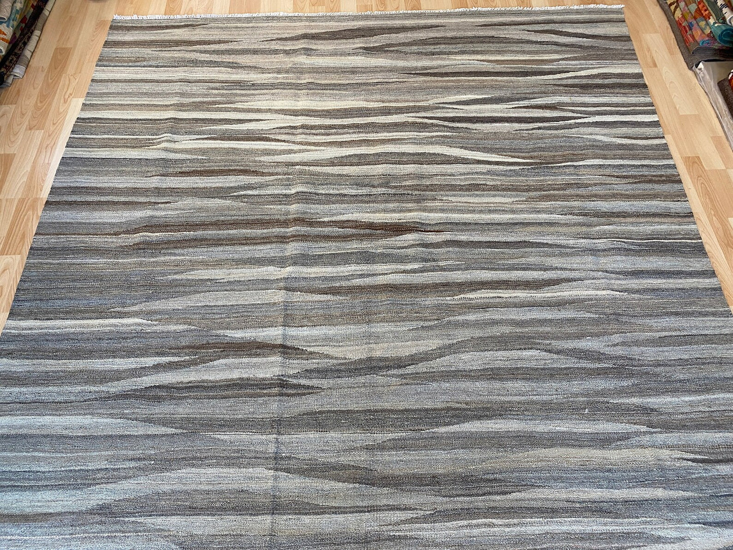 Undyed Natural colour Kilim.