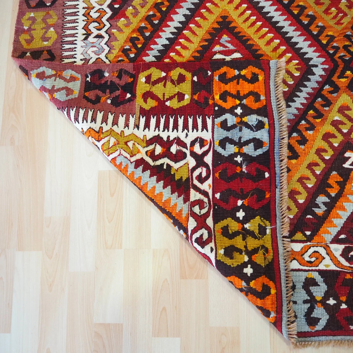 Vintage Tribal Geometric Design kilim