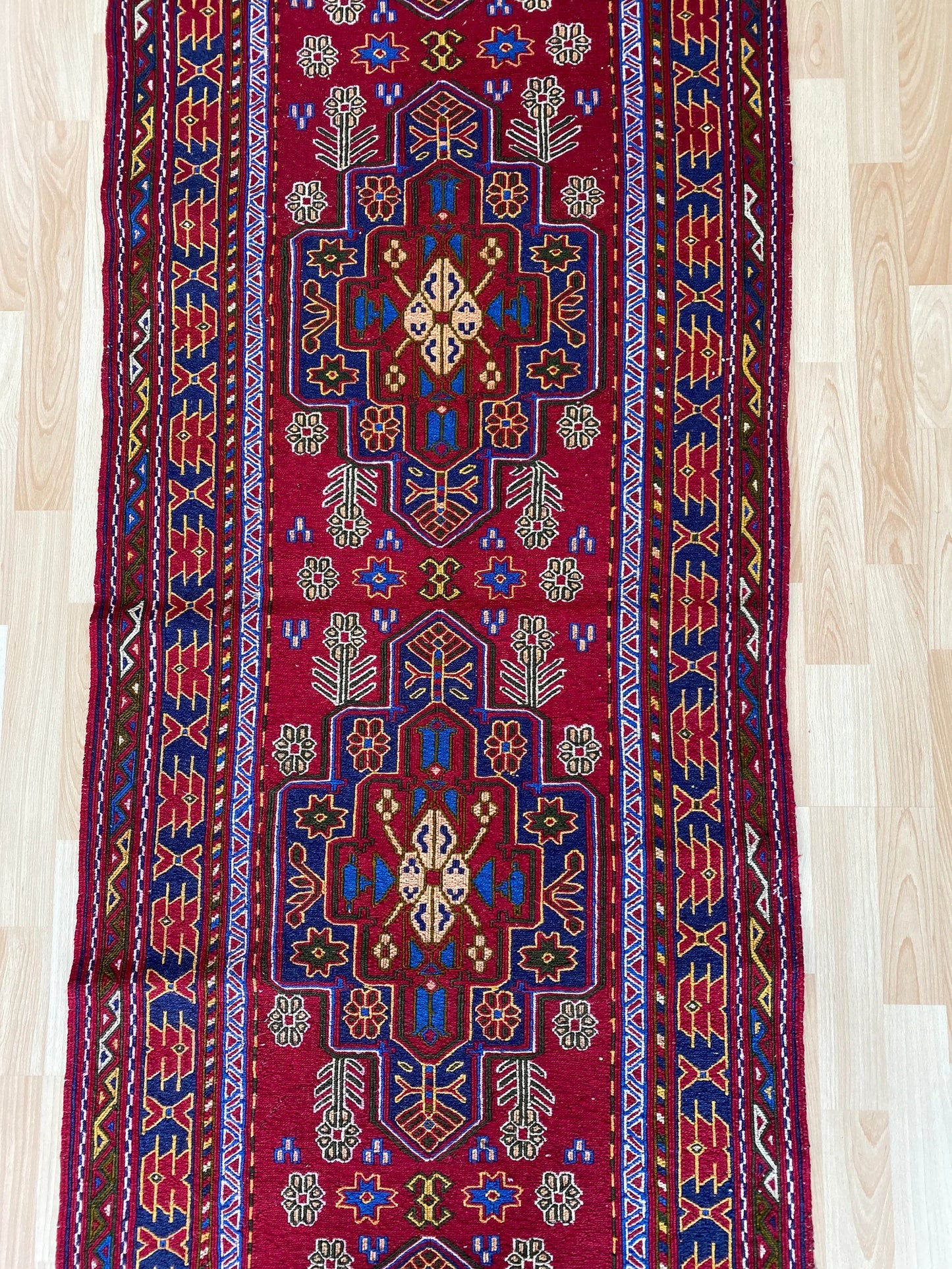 Afghan Tribal Runner kilim.