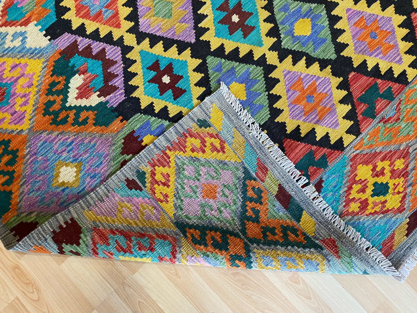 Classic Afghan Maimana Kilim