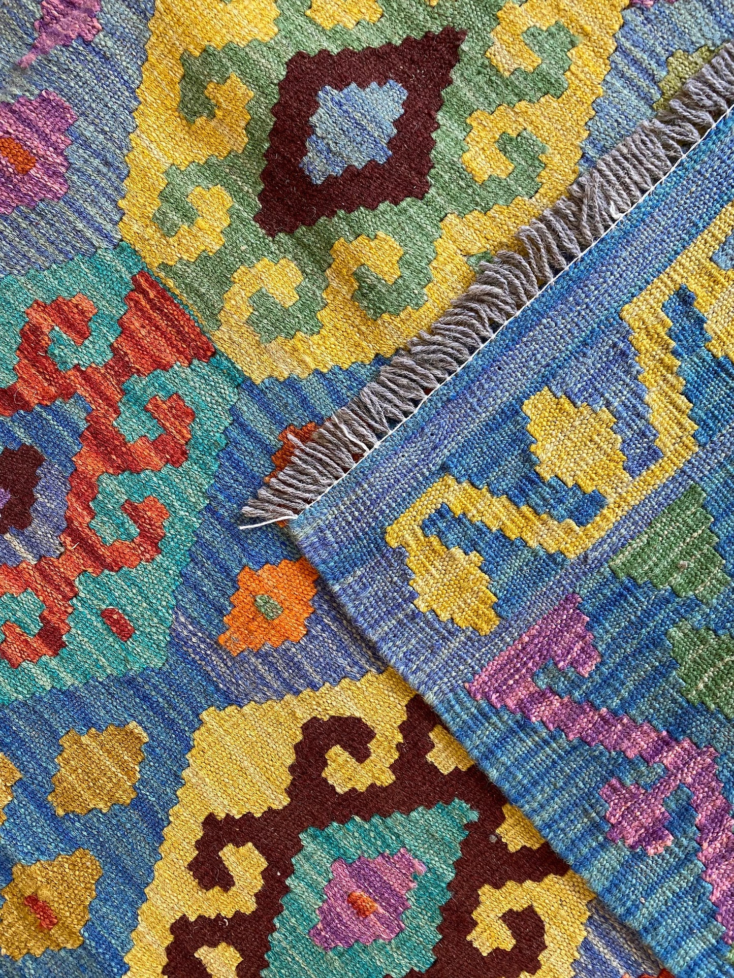 Classic Afghan Maimana Kilim