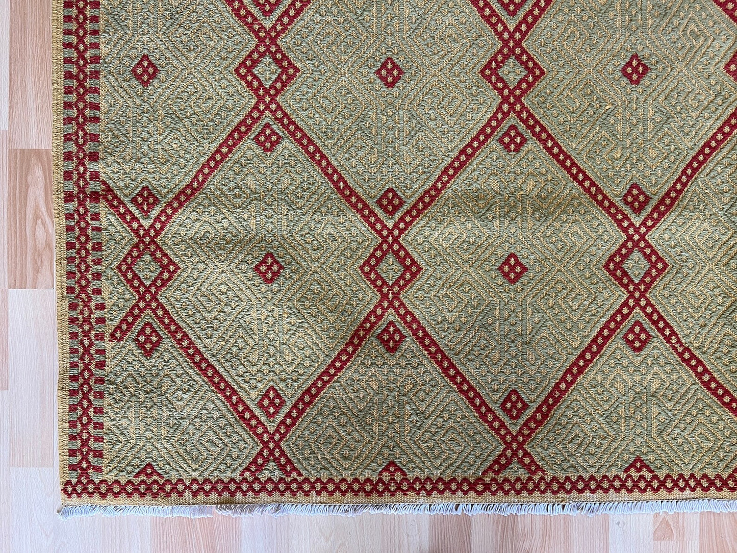 Sumak Contemporary Embroidered Kilim