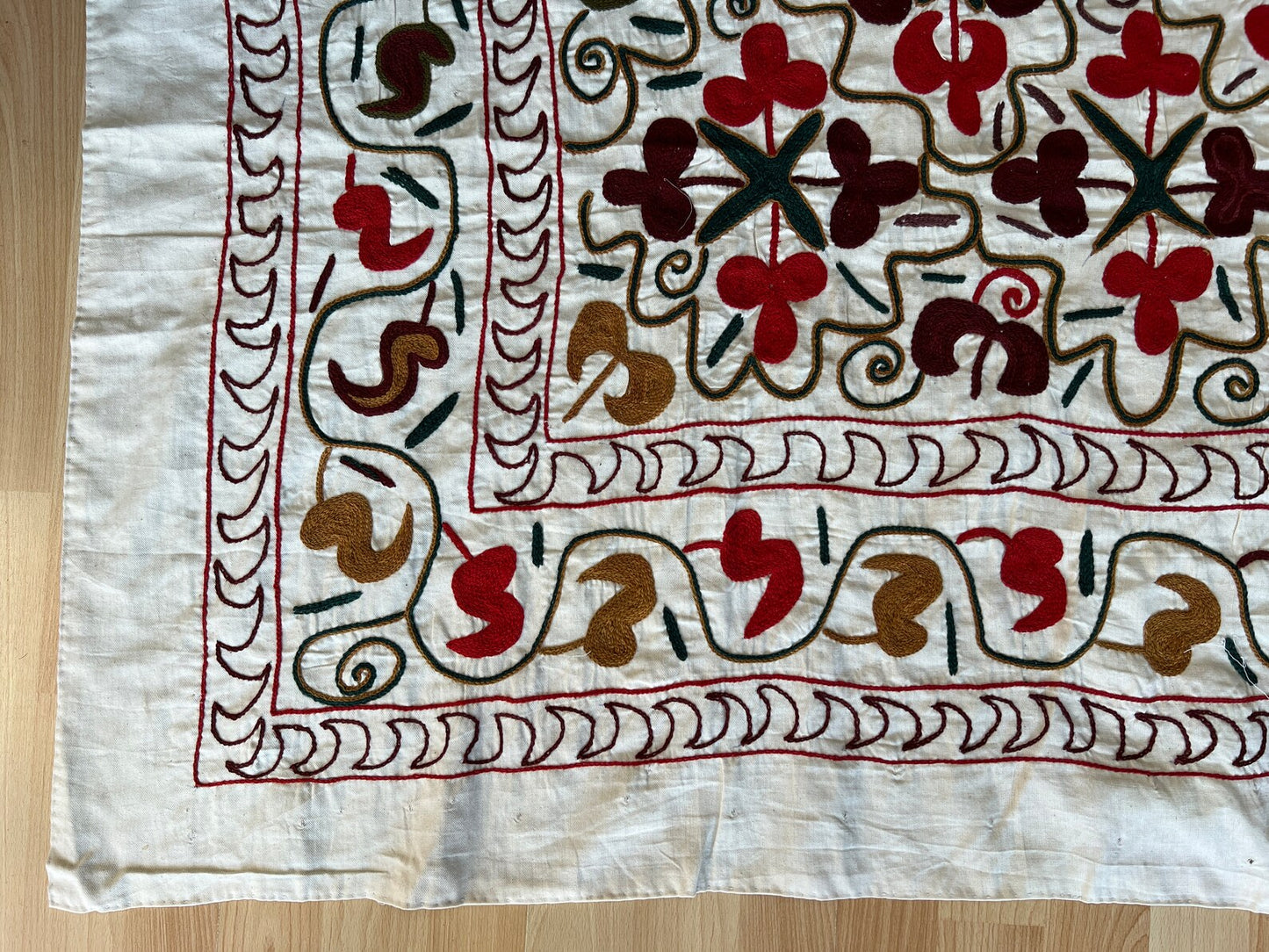 Vintage Suzani Embroidered