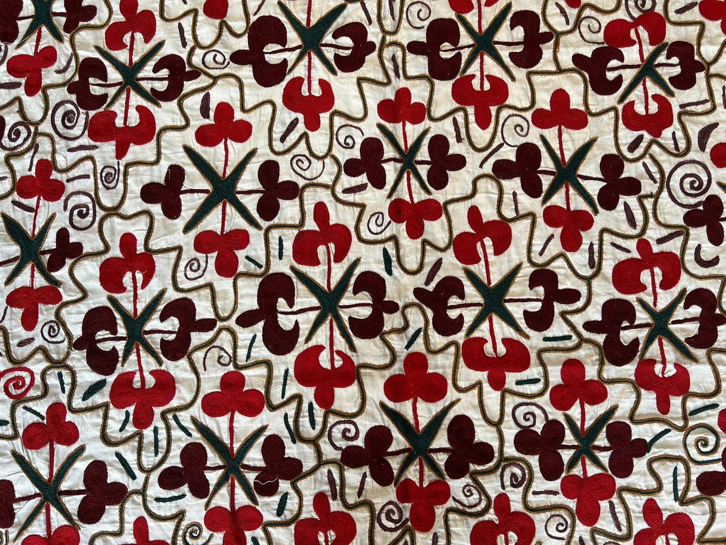 Vintage Suzani Embroidered