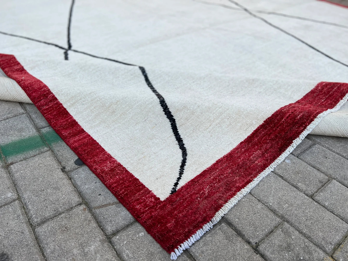 Berber hand knotted rug