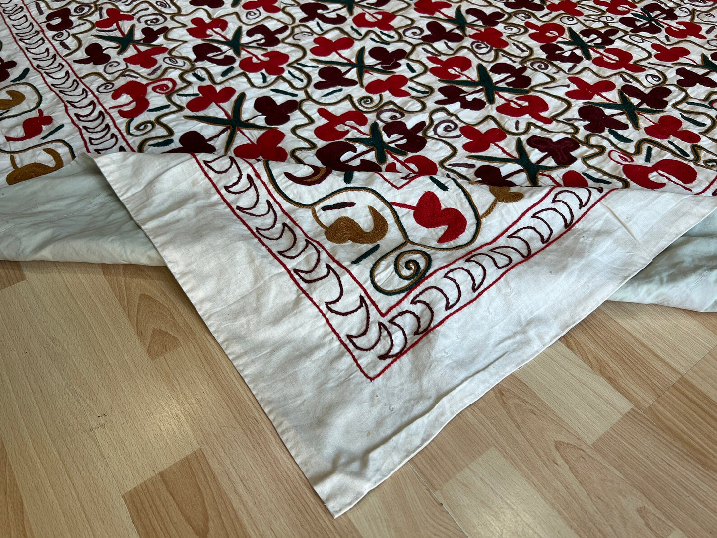 Vintage Suzani Embroidered