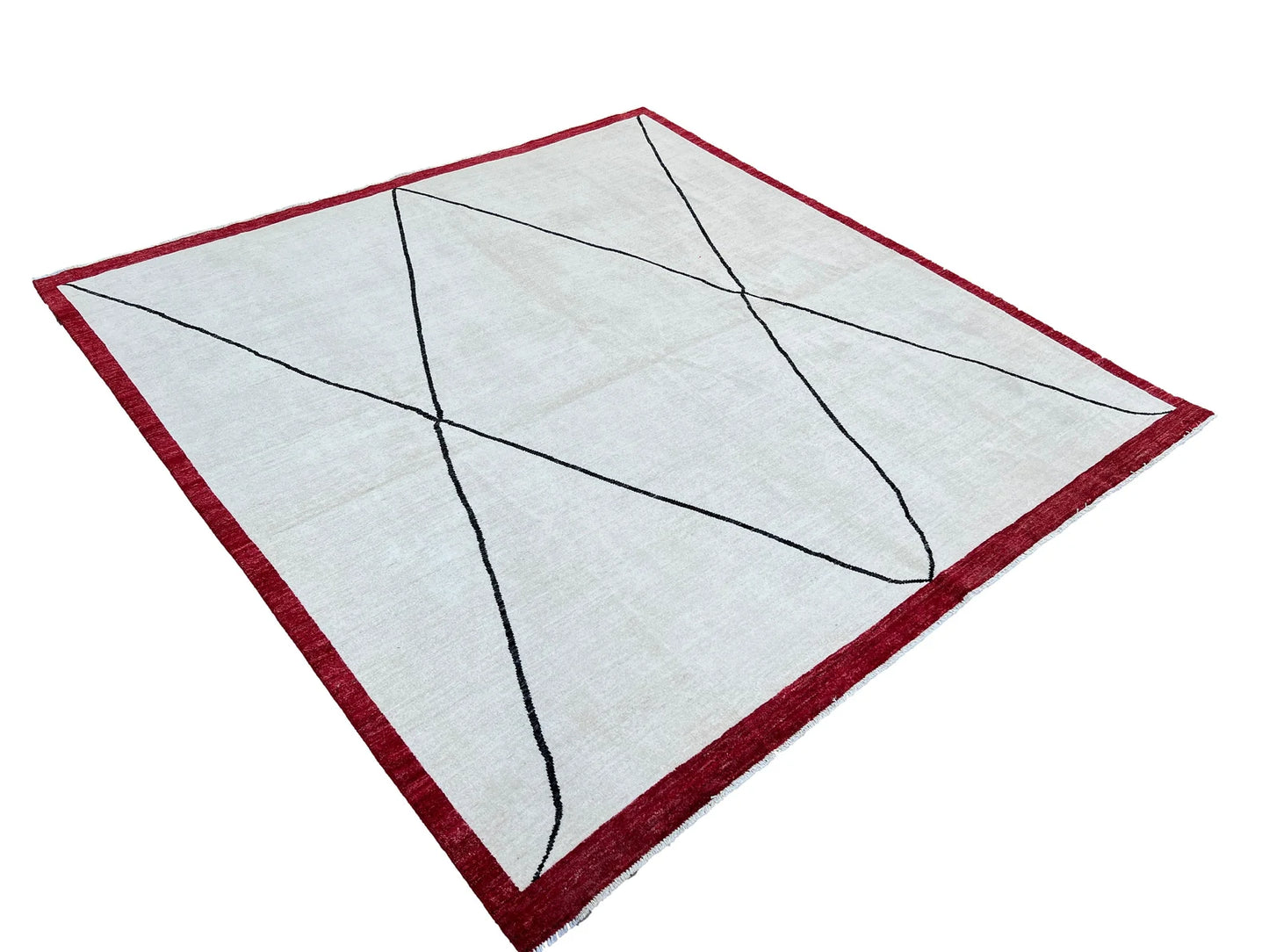 Berber hand knotted rug