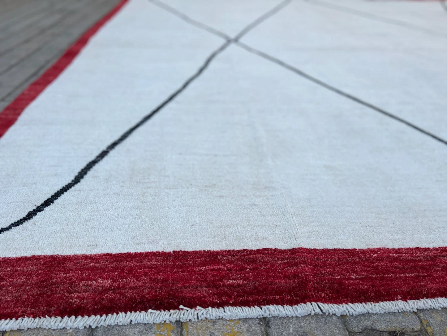 Berber hand knotted rug