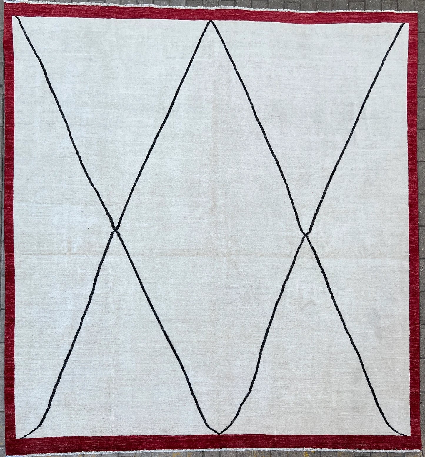 Berber hand knotted rug
