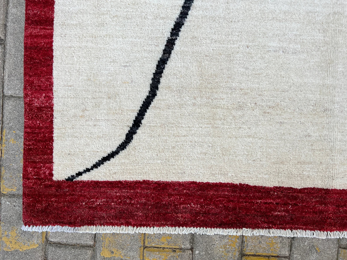 Berber hand knotted rug