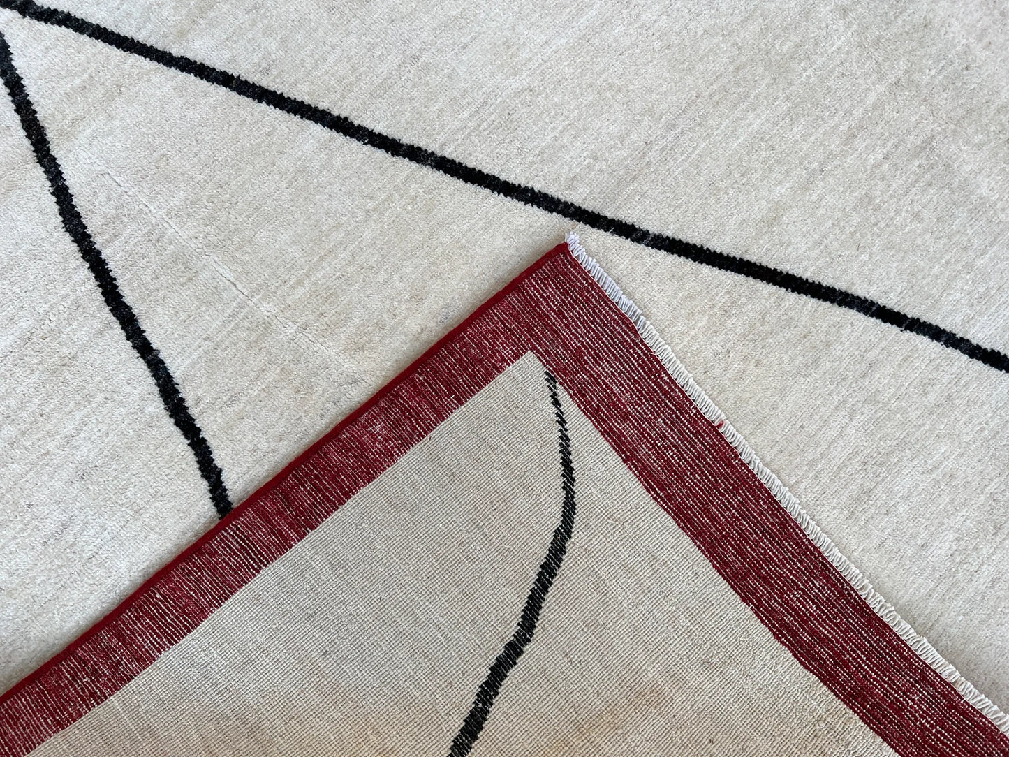 Berber hand knotted rug