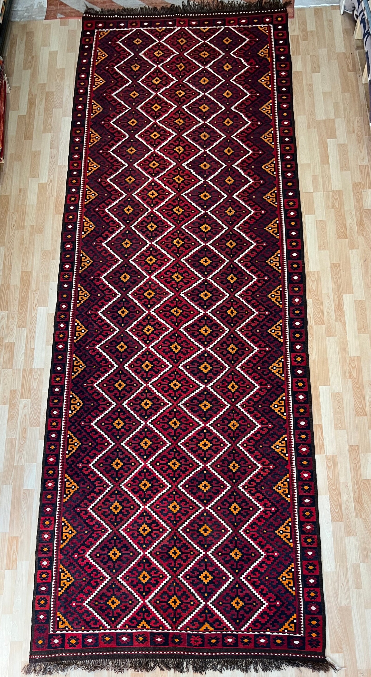 Afghan Maimana vintage Kilim.