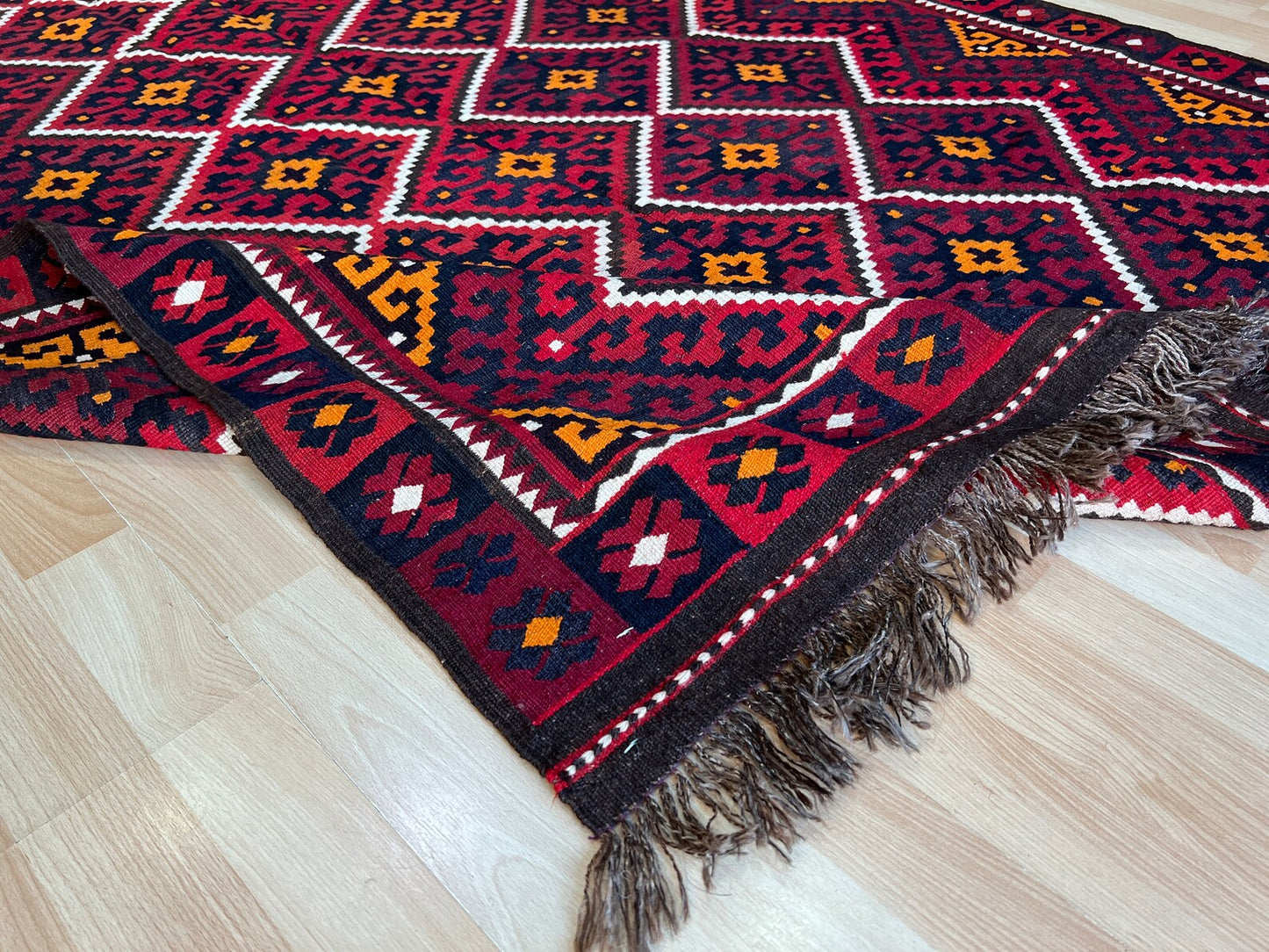 Afghan Maimana vintage Kilim.