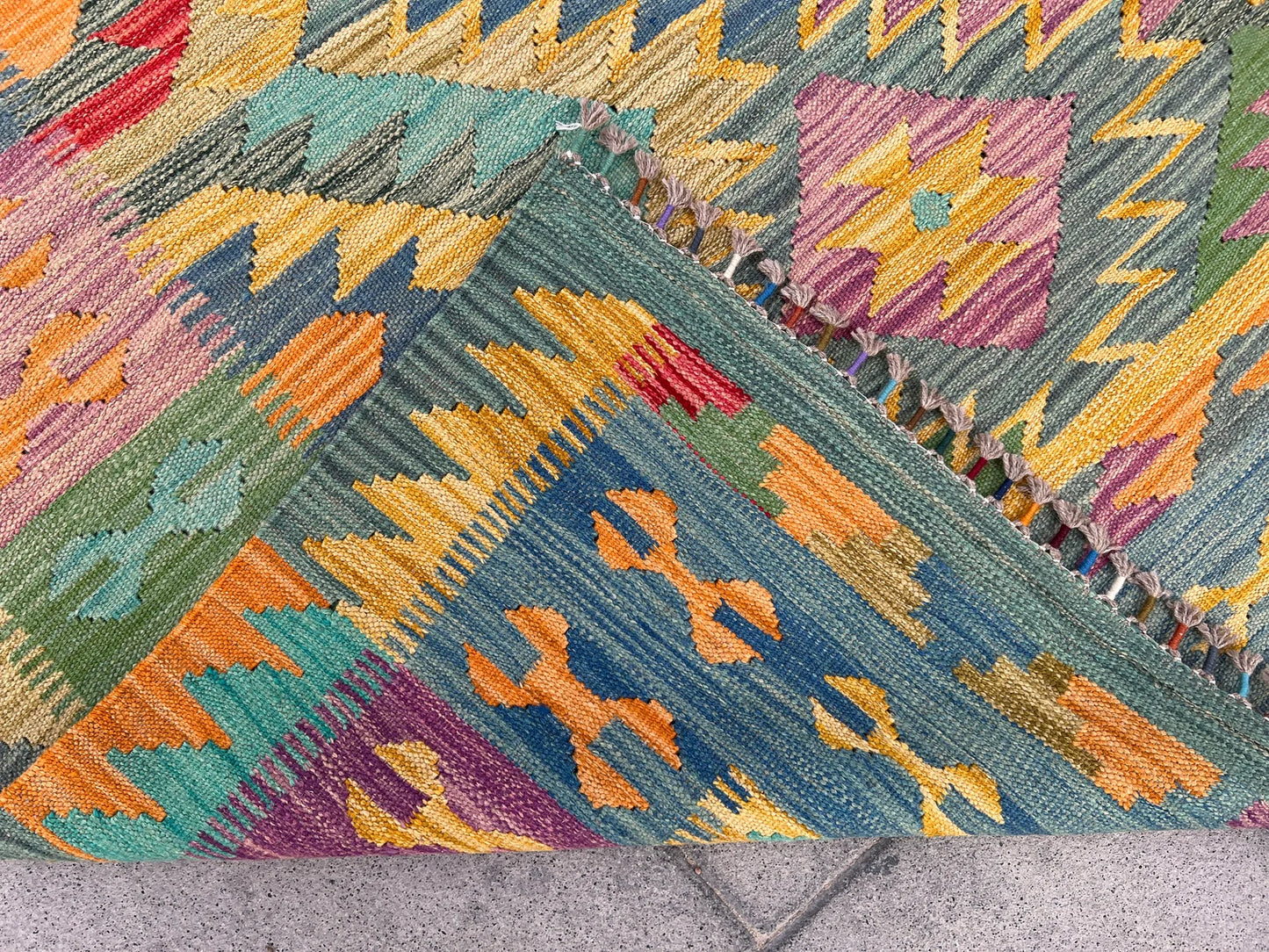 Classic Afghan Maimana Kilim