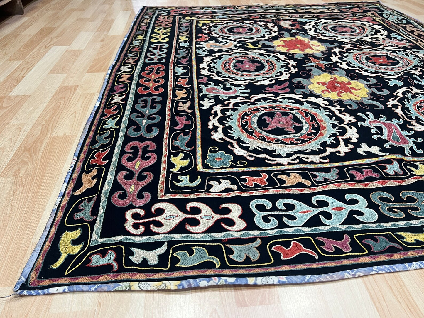 Velvet Silk Suzani Embroidered