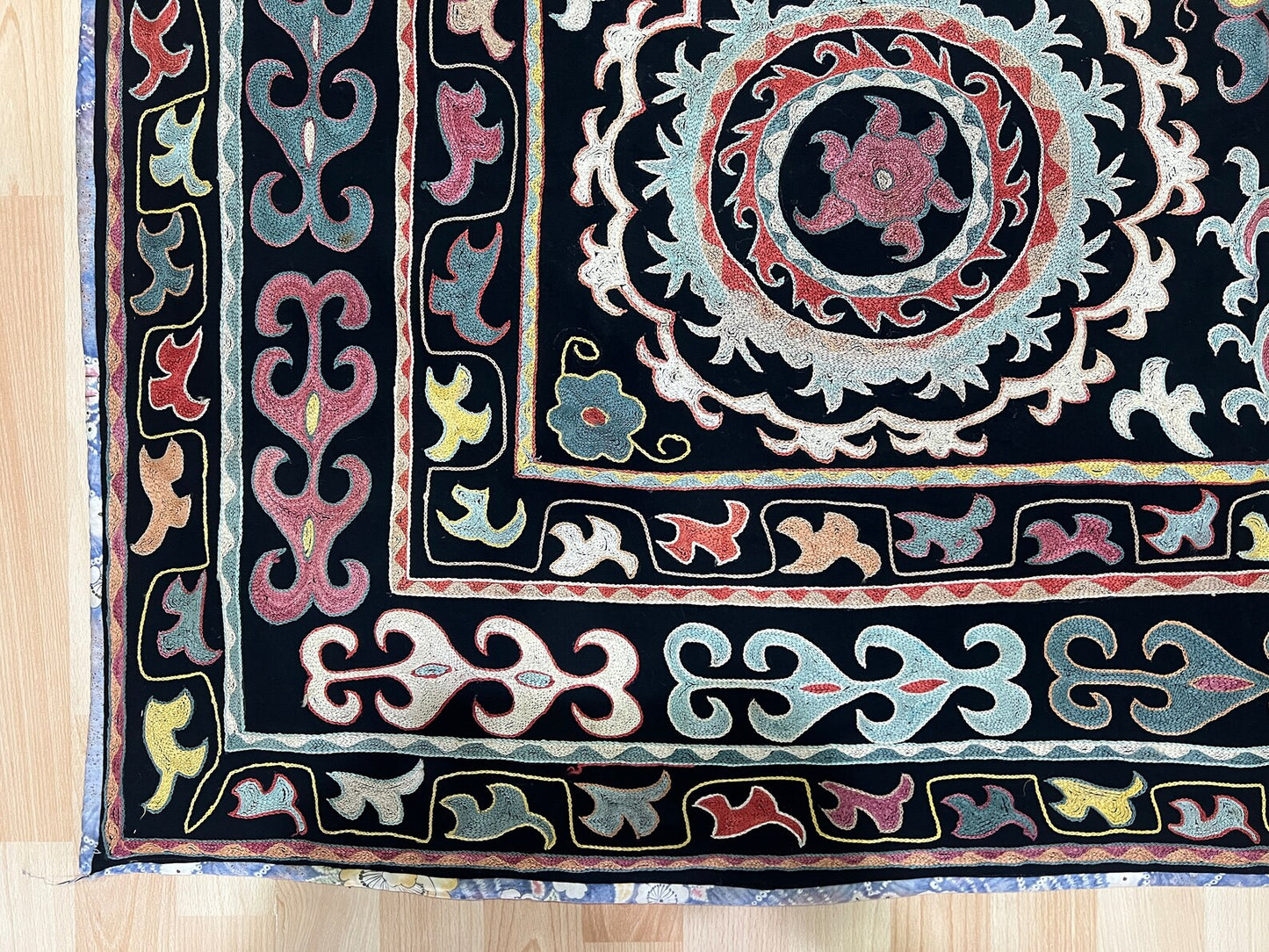 Velvet Silk Suzani Embroidered