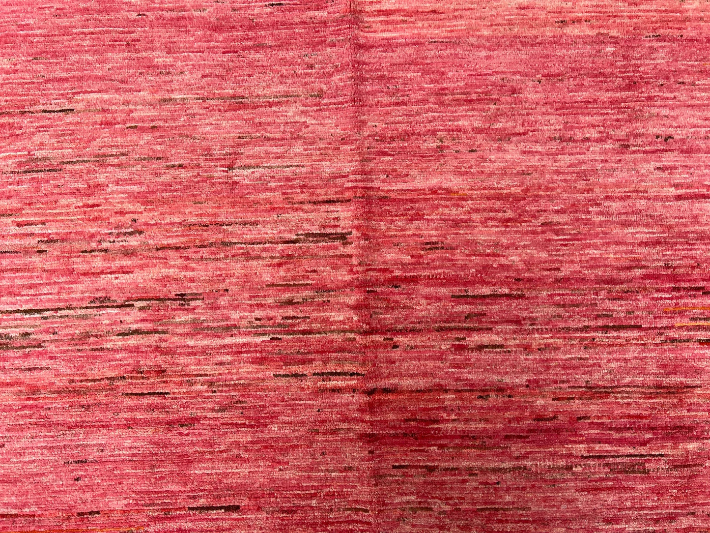 Plain Pink Organic dyed wool rug