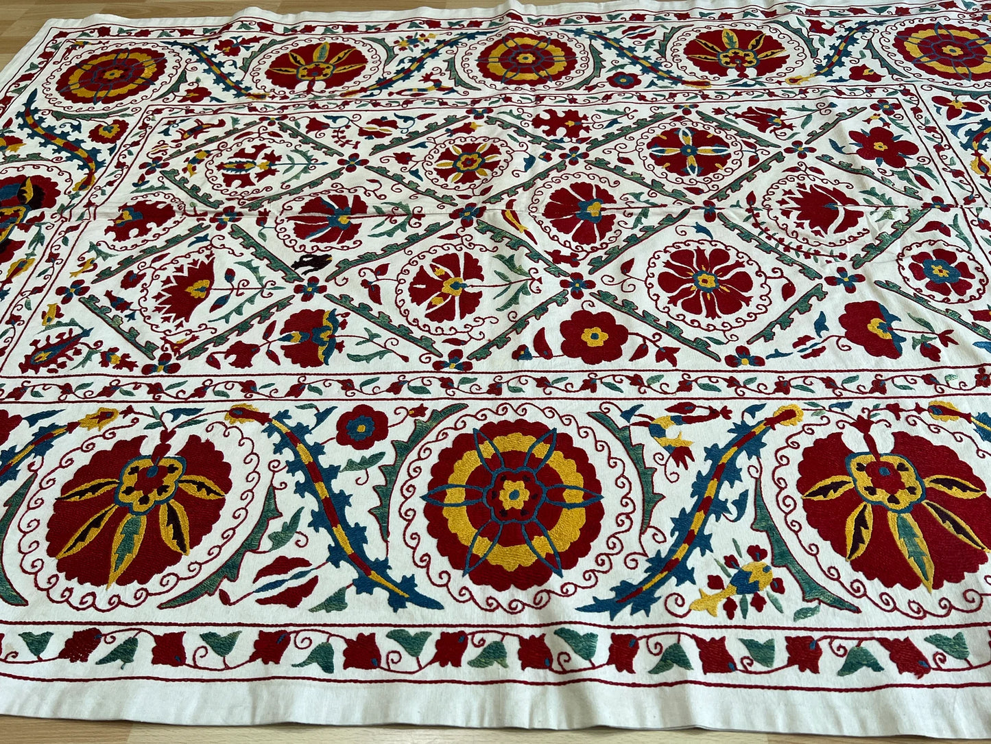Suzani Silk Embroidered