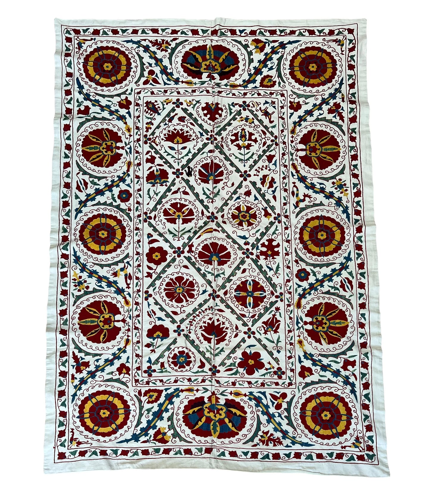 Suzani Silk Embroidered