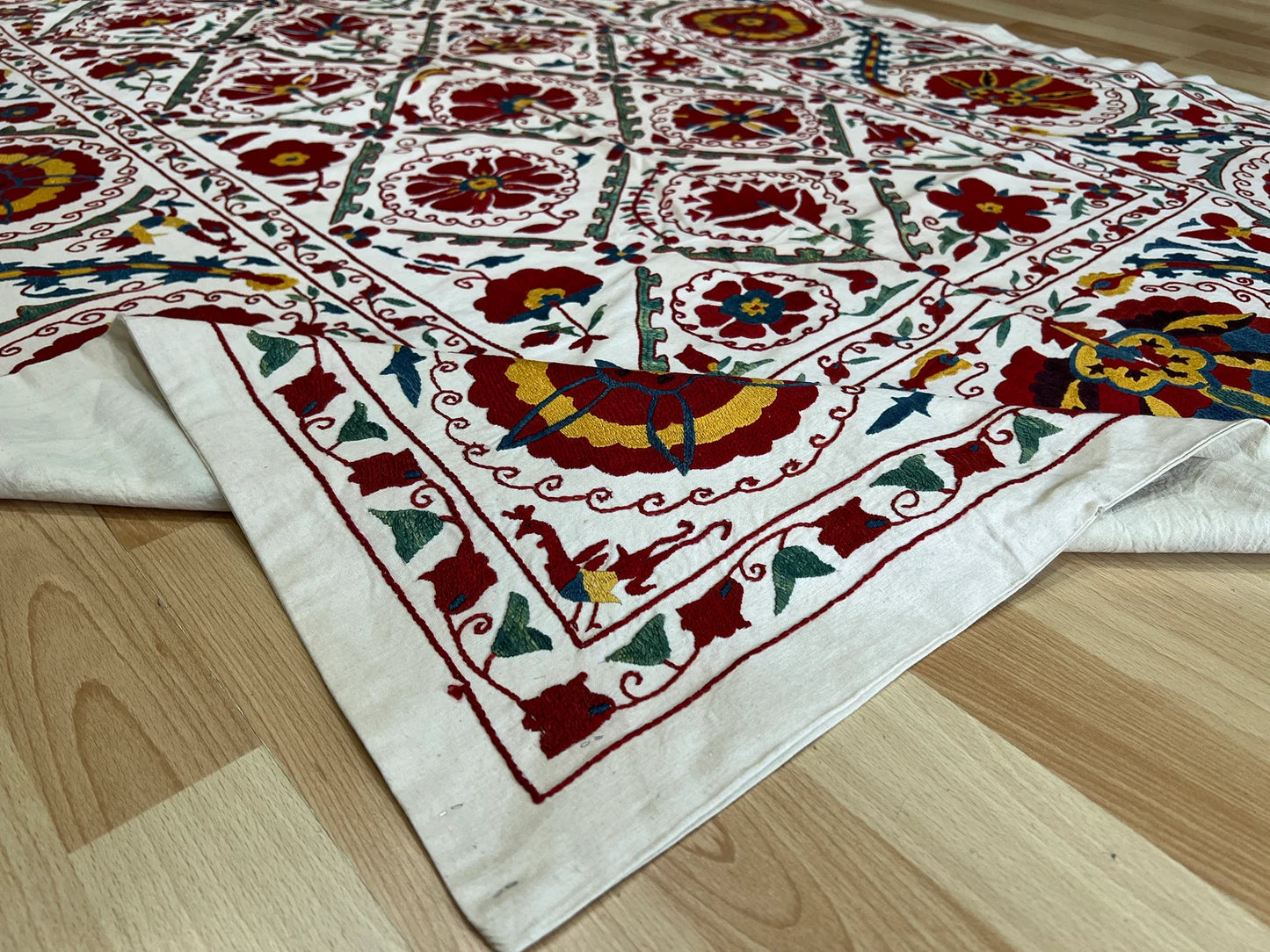 Suzani Silk Embroidered