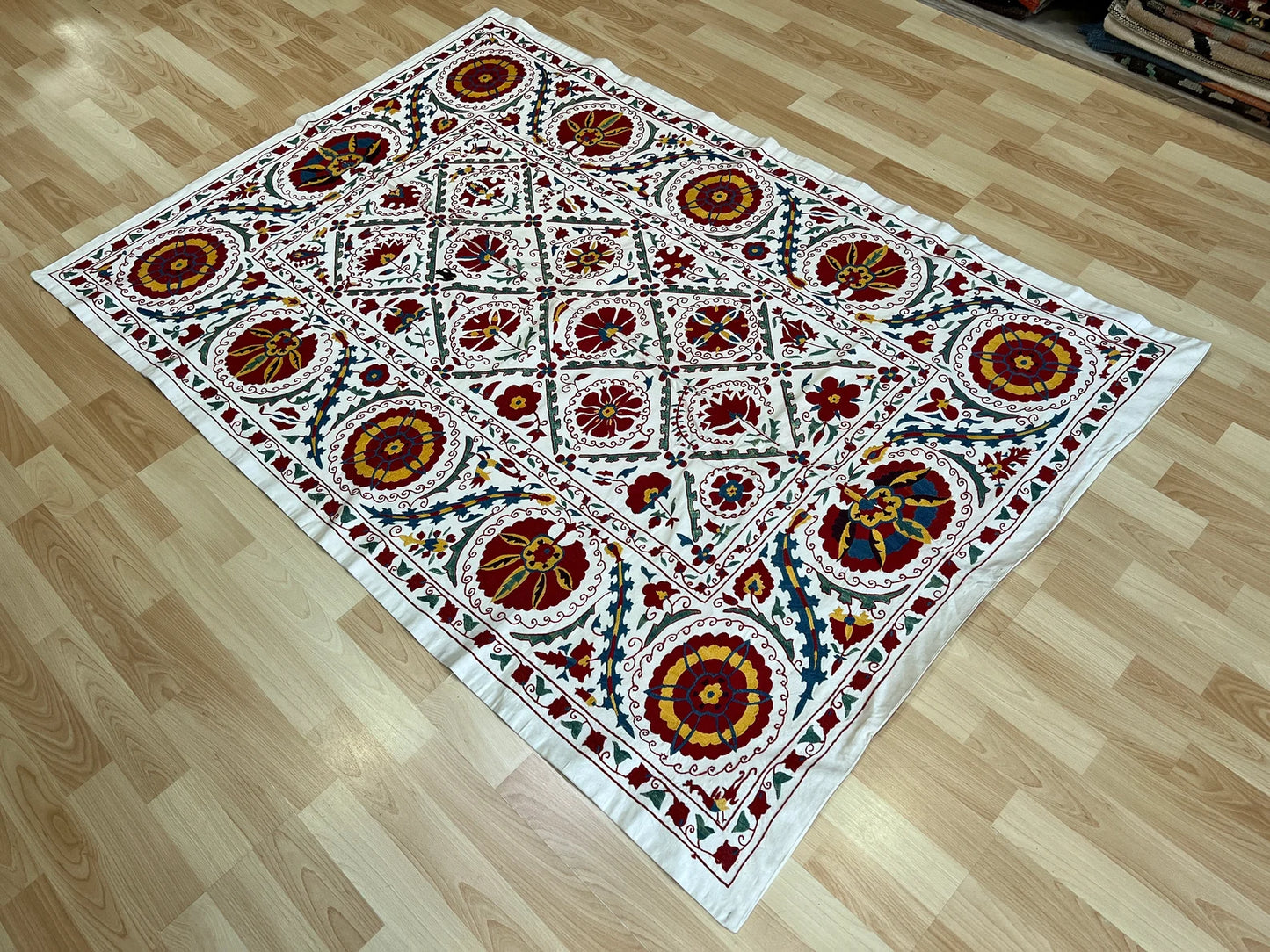 Suzani Silk Embroidered