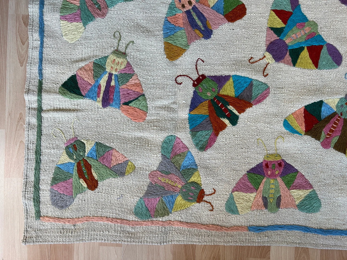 Suzani Vintage Embroidered Kilim