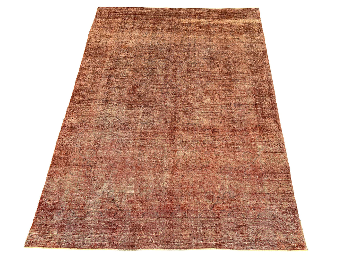 Stonewashed Over dyed Rug.