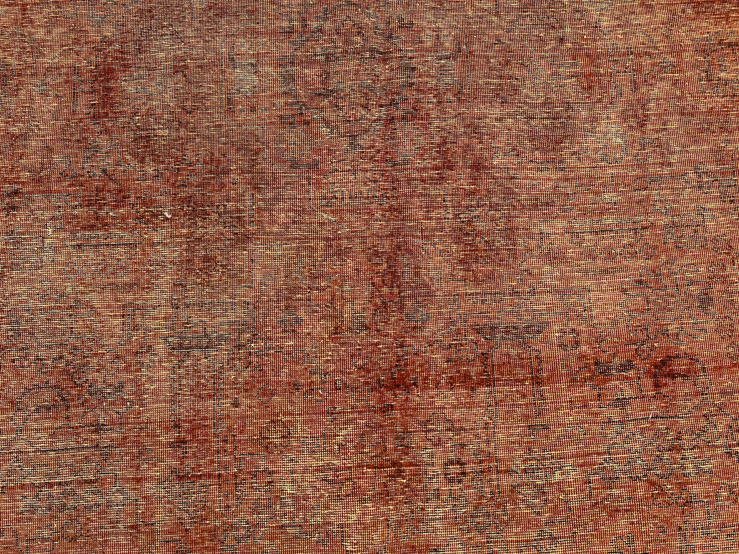 Stonewashed Over dyed Rug.