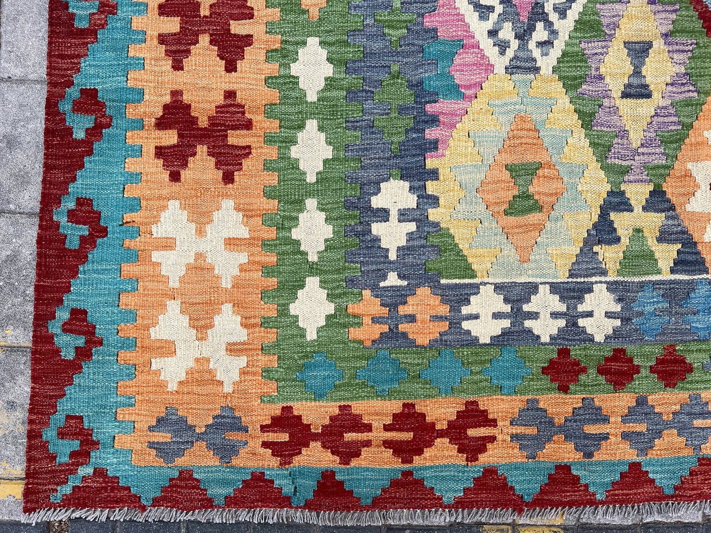 Stunning Multi Colour Kilim.