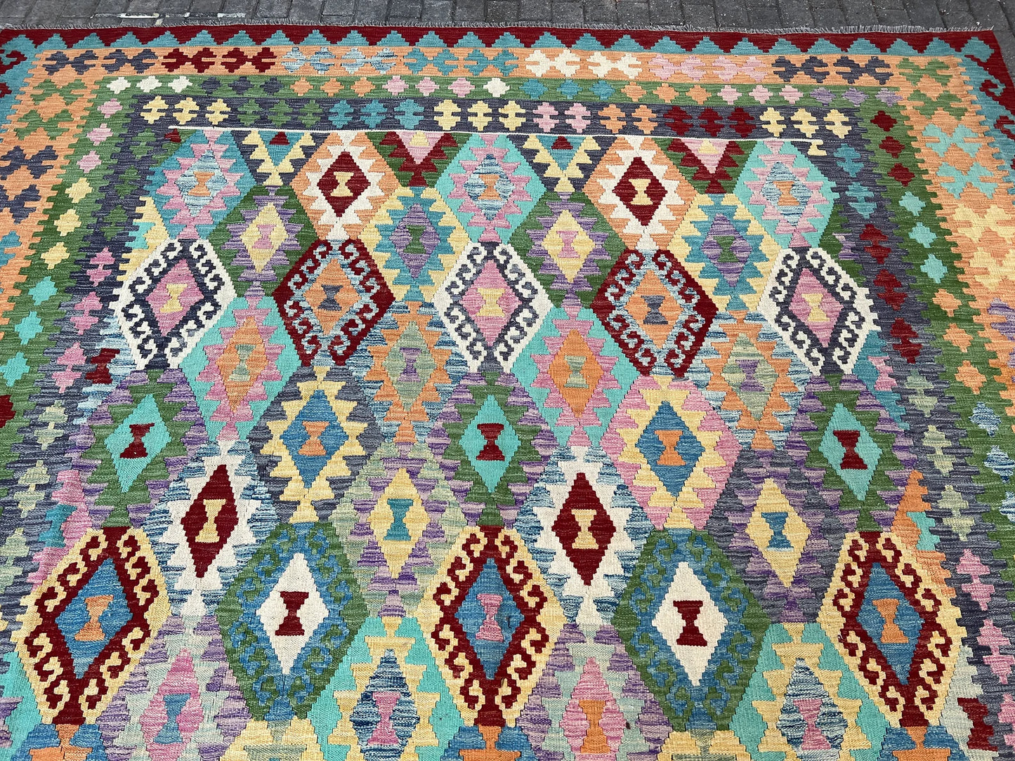 Stunning Multi Colour Kilim.