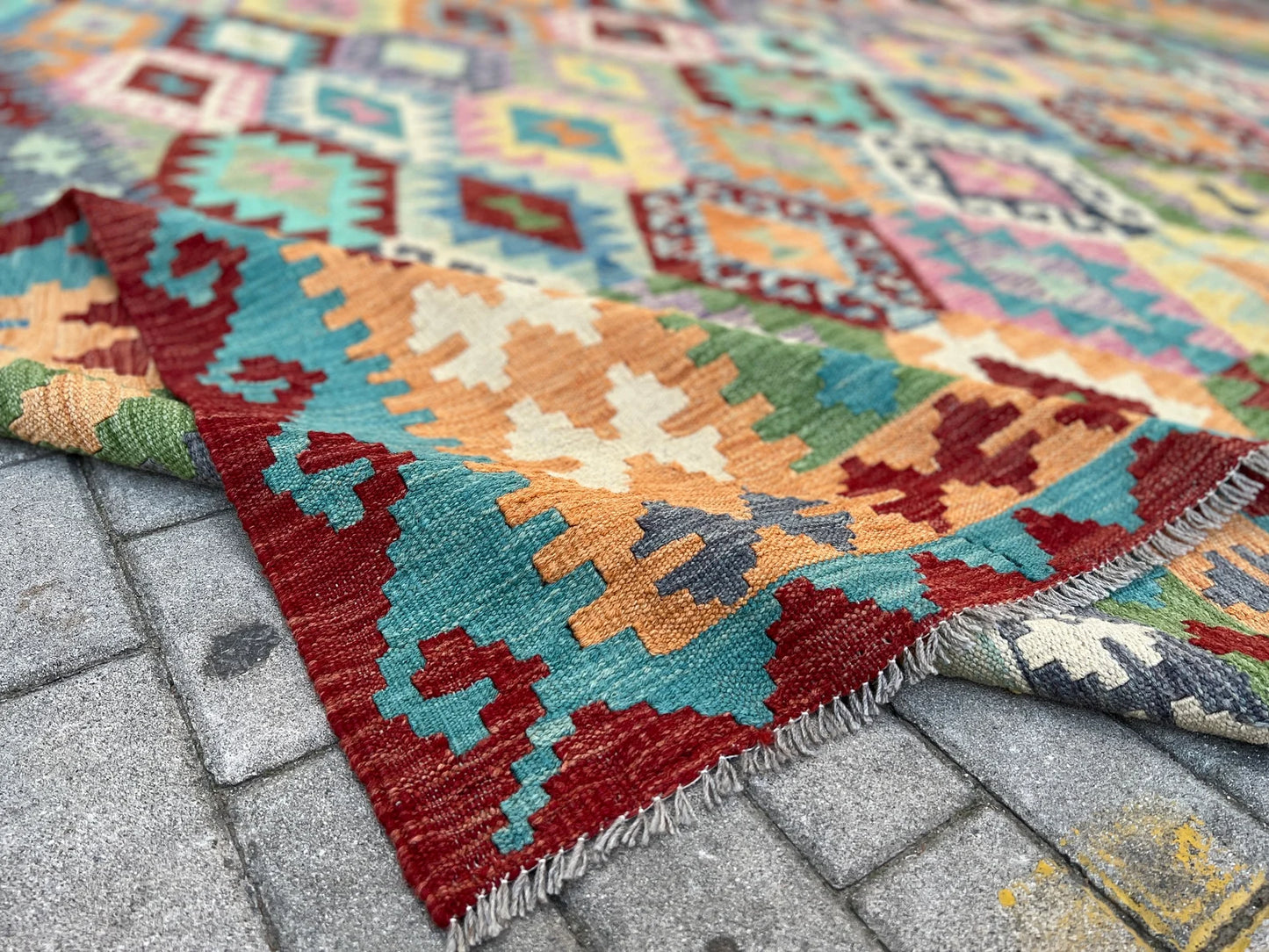 Stunning Multi Colour Kilim.