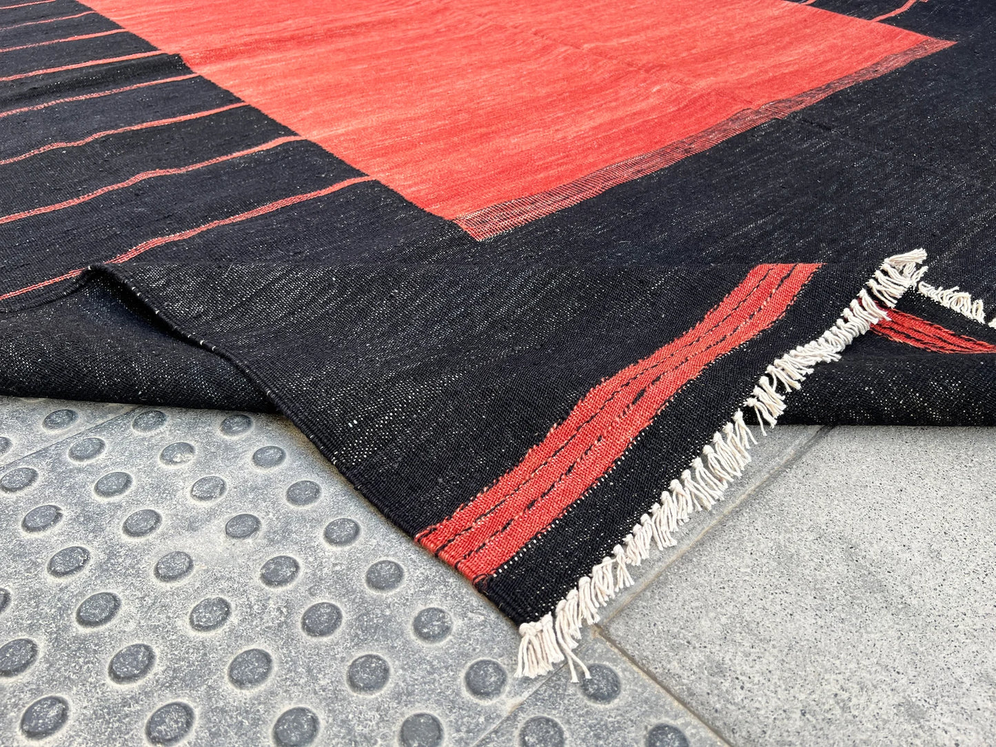 Contemporary organic dyed kilim.