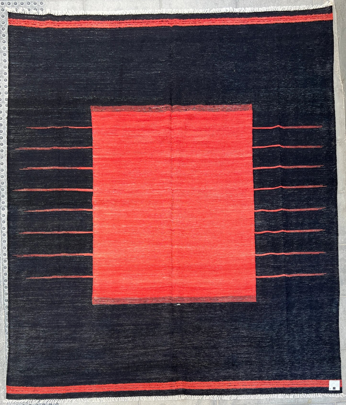 Contemporary organic dyed kilim.