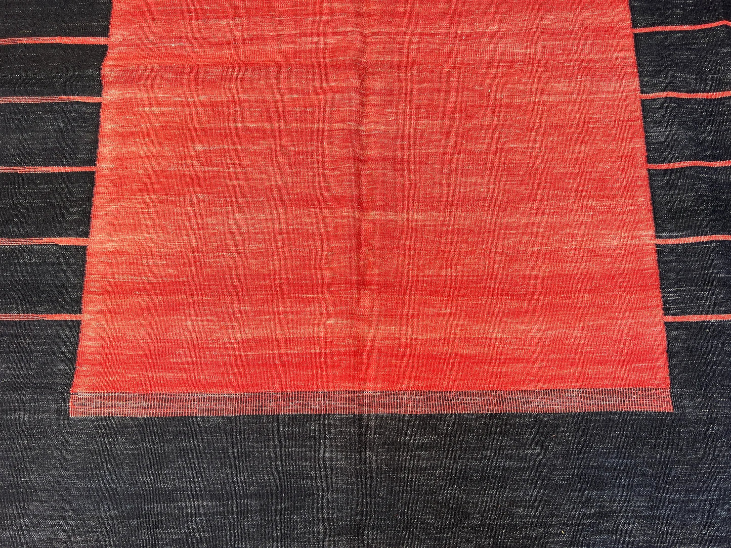 Contemporary organic dyed kilim.