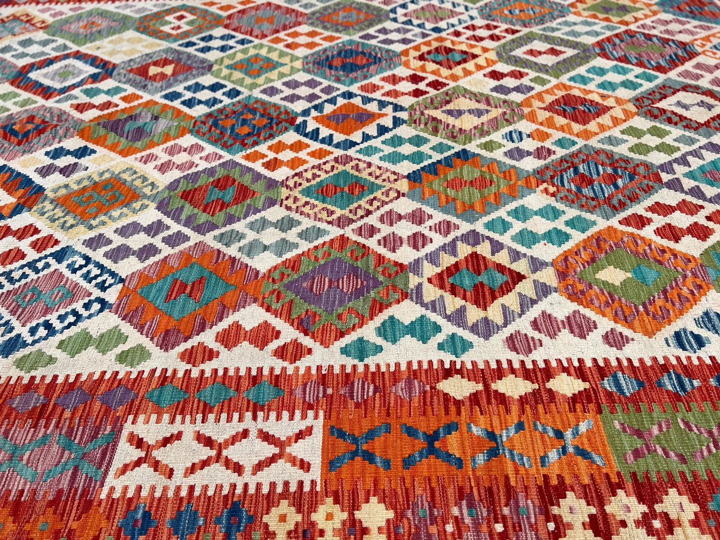 Stunning Multi kilim.