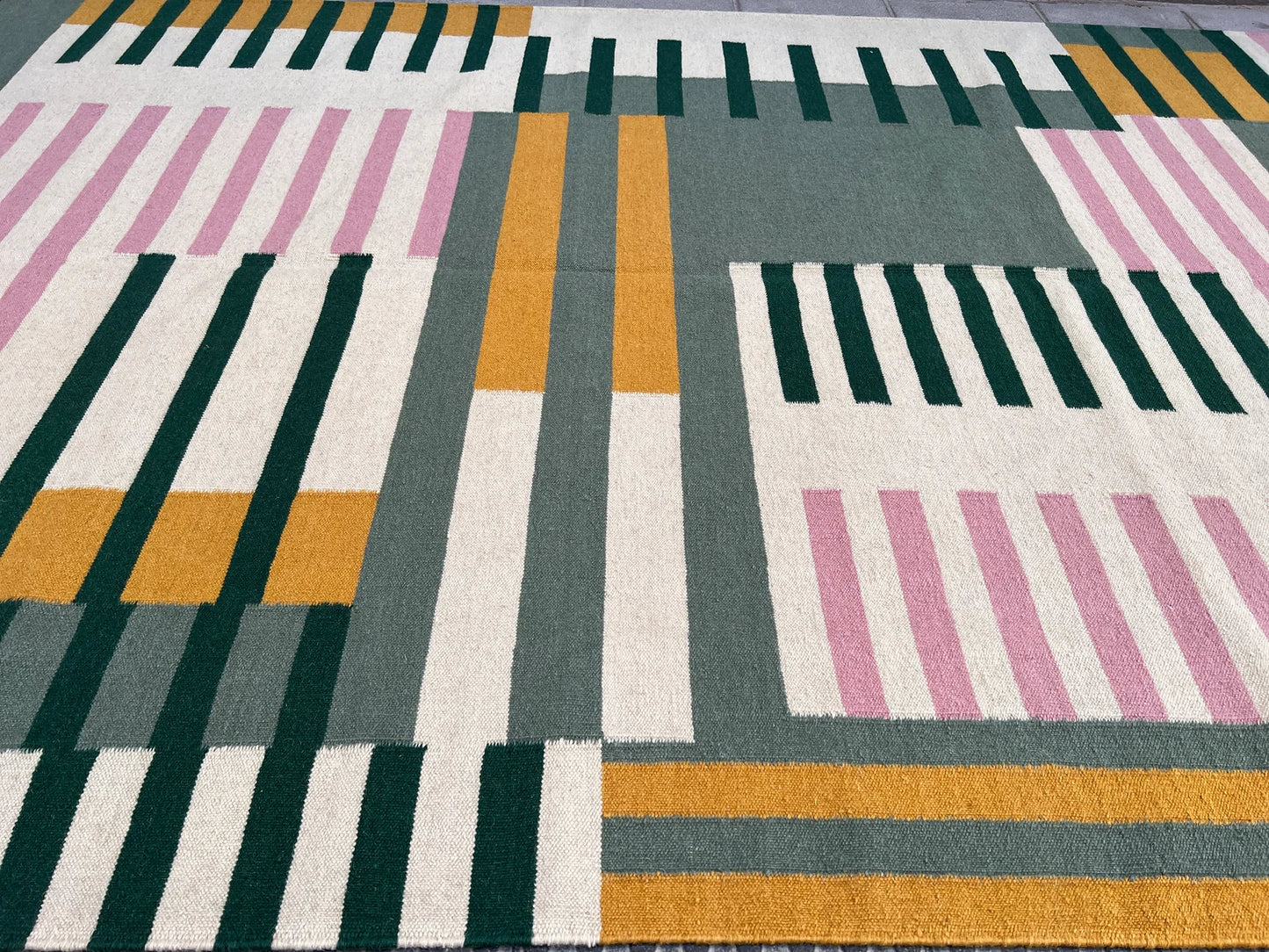 Contemporary design kilim.