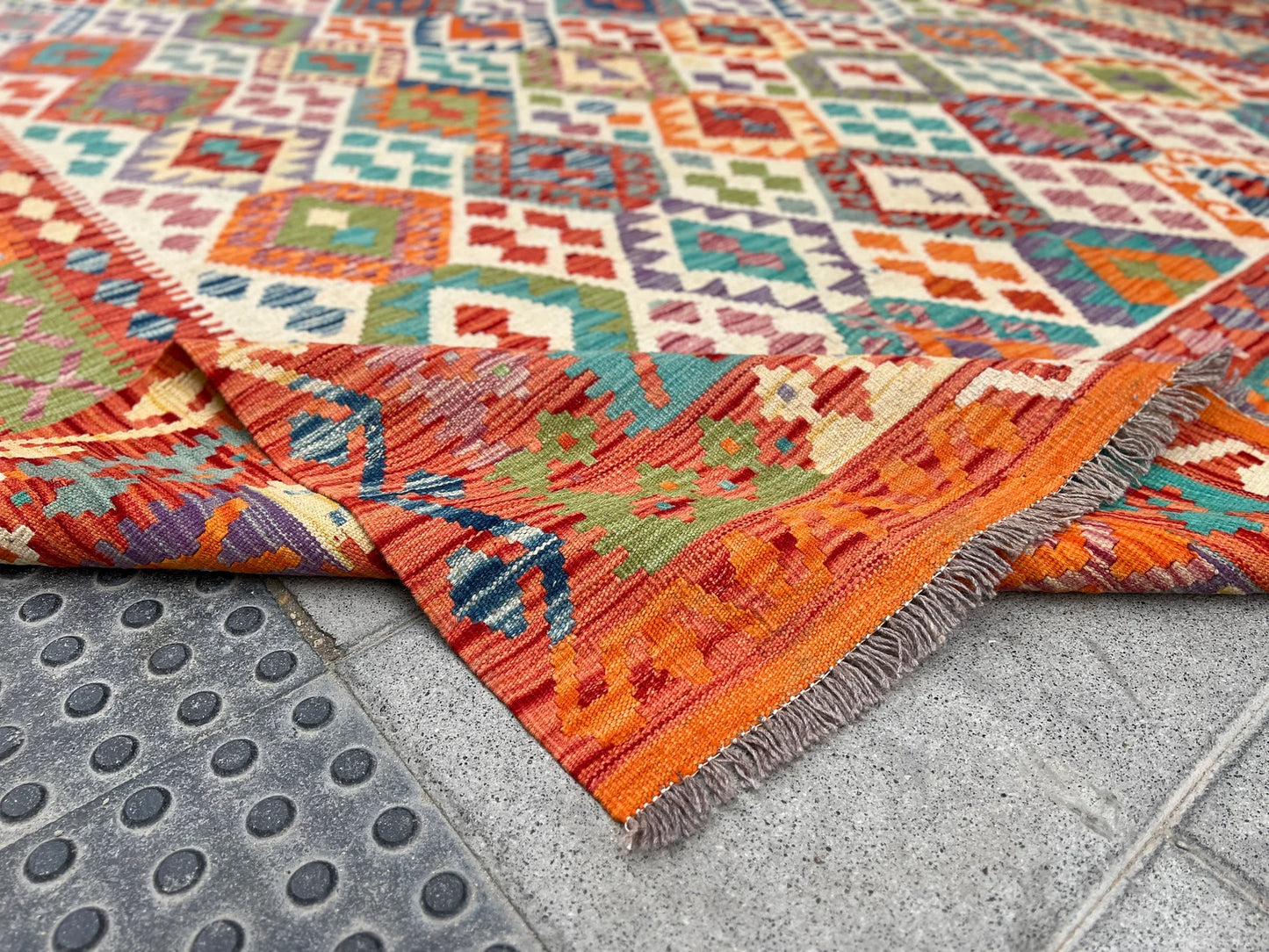 Stunning Multi kilim.