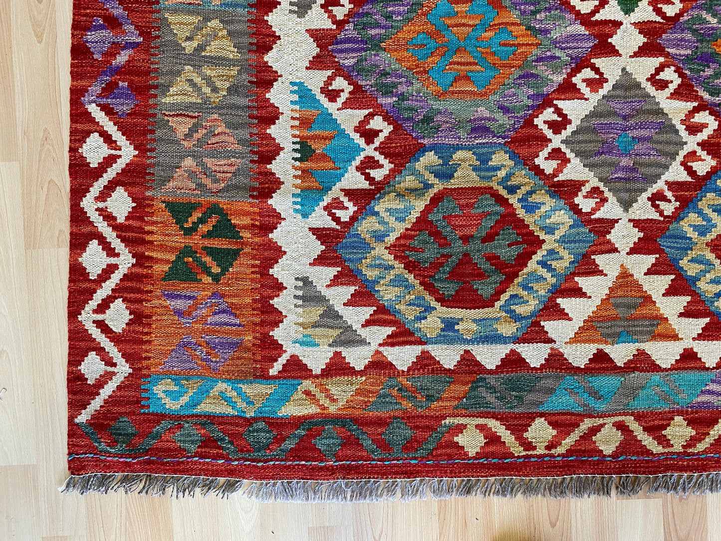 Classic Afghan Maimana Kilim